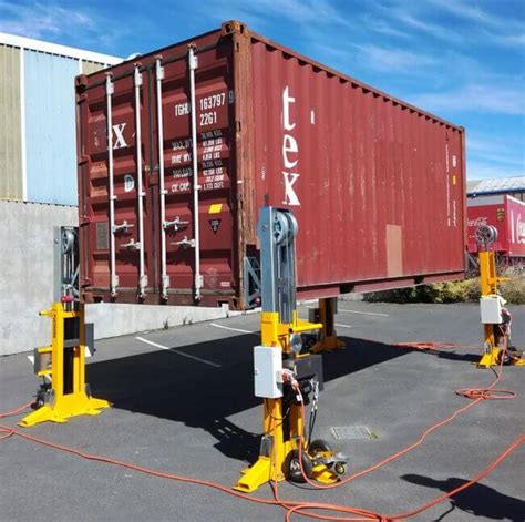 lift a conex box with skid steer|9 Ways To Lift A Shipping Container .